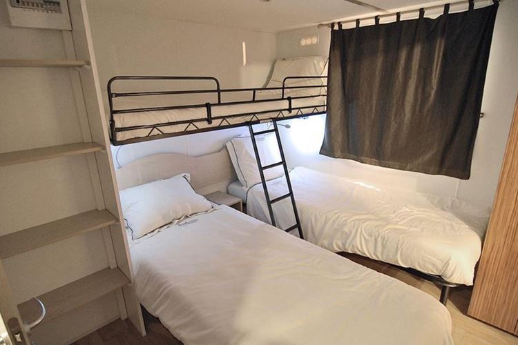 Mobilní dům SUNLODGE COSY, Oddělené postele 200 x 80 cm, Camping Park Umag, Istrie, Chorvatsko, Dovolená s CK Geovita