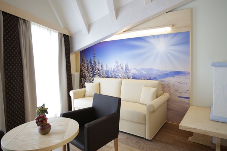 2lůžkový Suite Cercen se saunou,a kamny, Hotel Delle Alpi, Itálie, CK GEOVITA