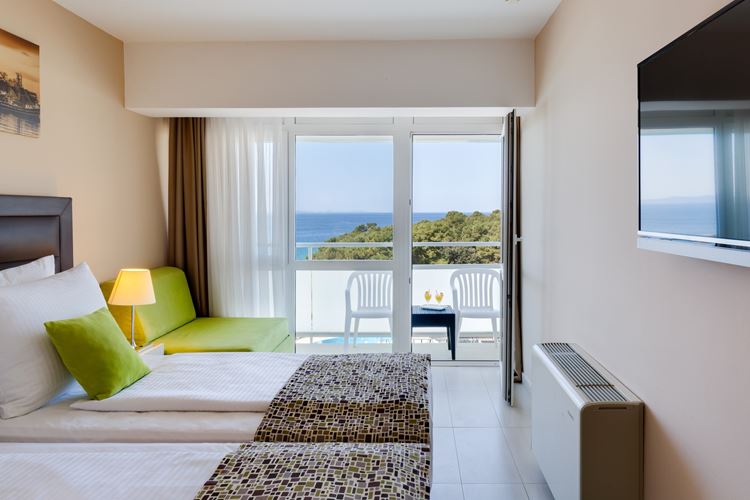 2lůžkový pokoj Premium s balkonem a výhledem na moře, Hotel Pinja, CK GEOVITA