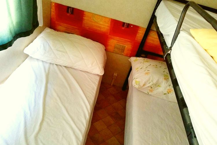 Mobilní domek, Dvě oddělené postele (190 x 70 cm), Rezort Bonaca, Vodice, Chorvatsko, Dovolená s CK Geovita