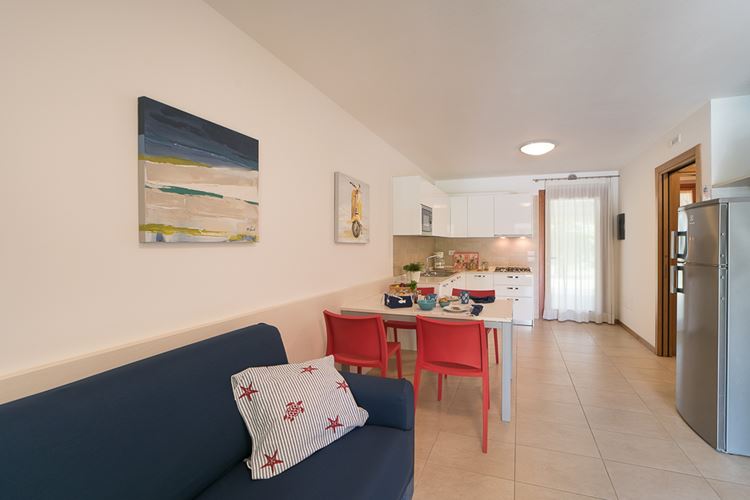 2ložnicový apartmán 4+2, Villaggio Tamerici, Lignano Sabbiadoro, Itálie, CK GEOVITA