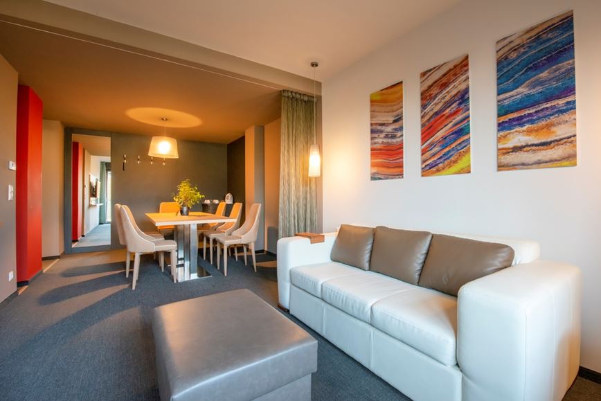 4lůžkový rodinný pokoj bez kuchyně, Apartmánový hotel Onyx Luxury, Sárvár, Maďarsko, Dovolená s CK Geovita