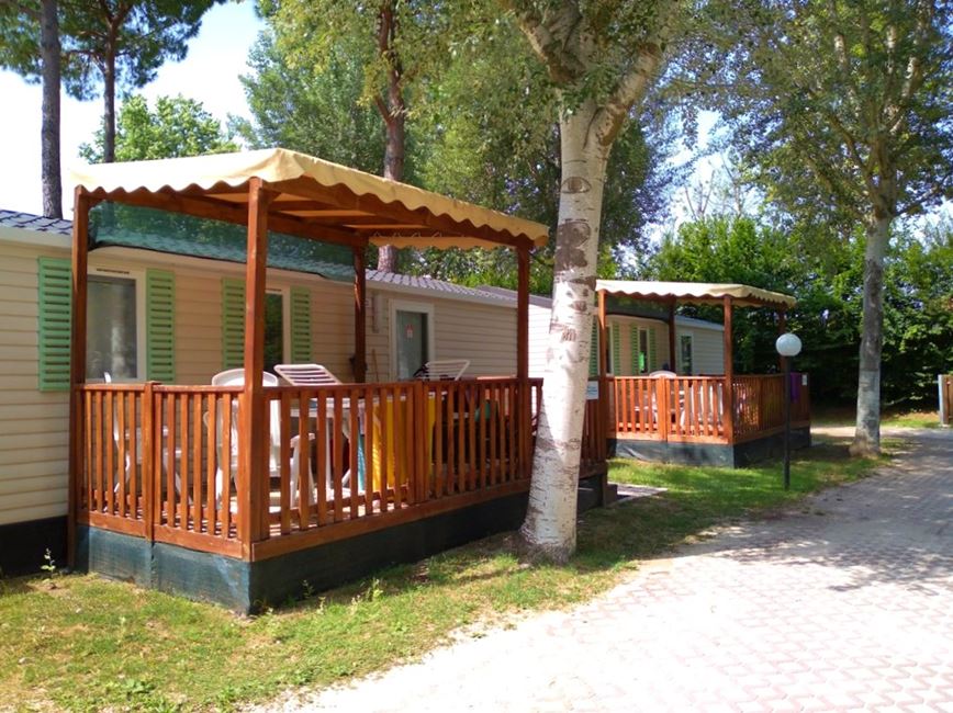 Mobilní dům HAPPY PREMIUM, Camping Laguna Village, Caorle, Severní Itálie, Dovolená s CK Geovita