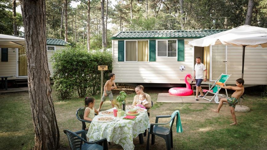 Mobilní dům F Family, Camping Sabbiadoro, Lignano, Itálie, Dovolená s CK Geovita
