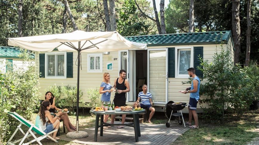 Mobilní dům F Family, Camping Sabbiadoro, Lignano, Itálie, Dovolená s CK Geovita