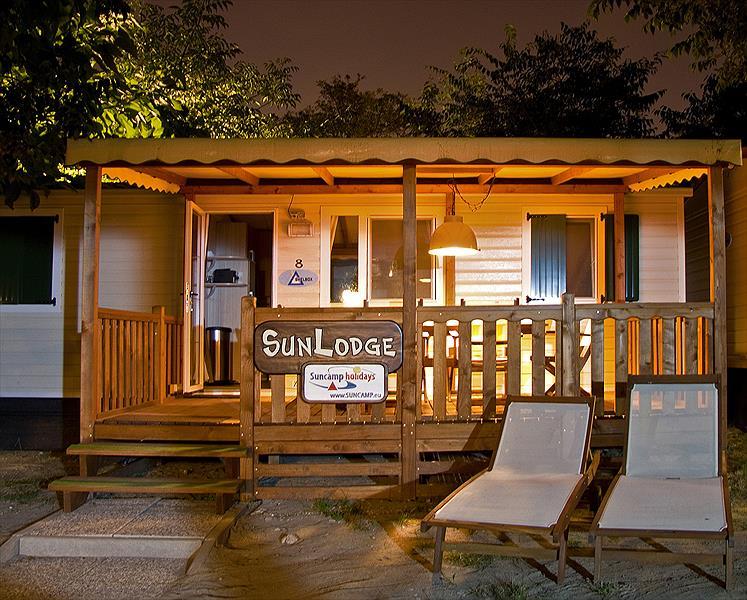 Mobilní dům Sunlodge Redwood, Camping Tahiti, Lido delle Nazioni, Itálie, Dovolená s CK Geovita