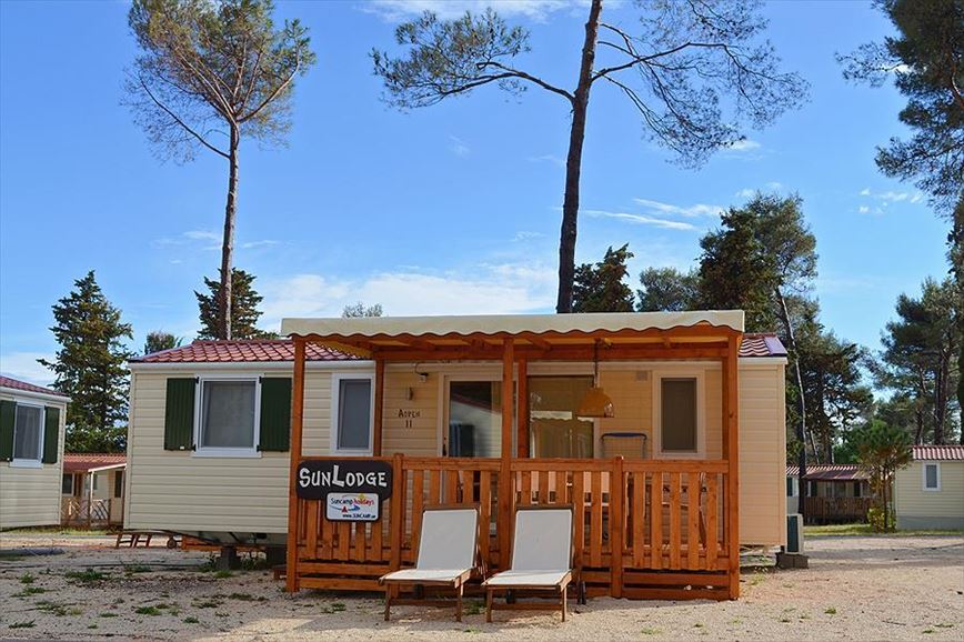 Mobilní dům Sunlodge Aspen, Camping Zaton, Severní Dalmácie, Chorvatsko, Dovolená s CK Geovita