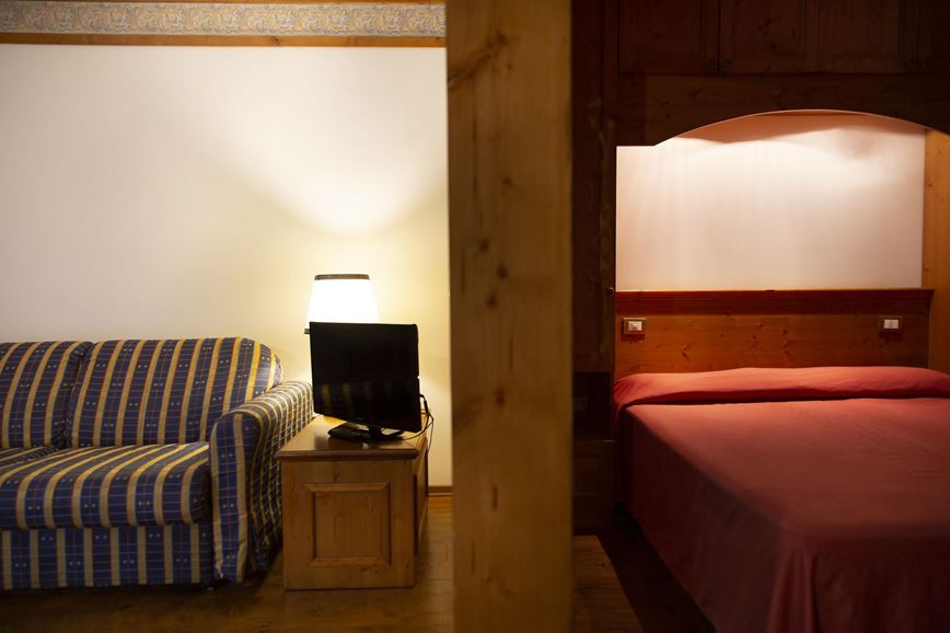 1ložnicový rodinný pokoj,  Grand Hotel Misurina, Itálie, CK GEOVITA