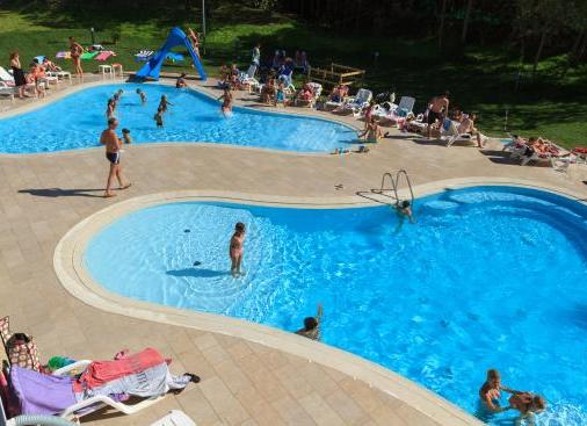 venkovní bazény Bar Sabbiadoro, Hotel Adria, Lignano, Itálie, Dovolená s CK Geovita