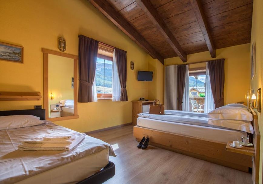 4lůžkový pokoj, Hotel Angelica, Livigno, Itálie, CK GEOVITA