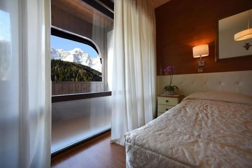 2lůžkový pokoj, Hotel Corona, Mareson di Zoldo, Itálie, CK GEOVITA