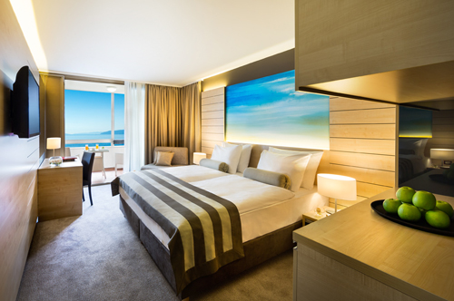 2lůžkový pokoj Superior s výhledem na moře, Hotel Excelsior, Lovran, Chorvatsko, CK GEOVITA