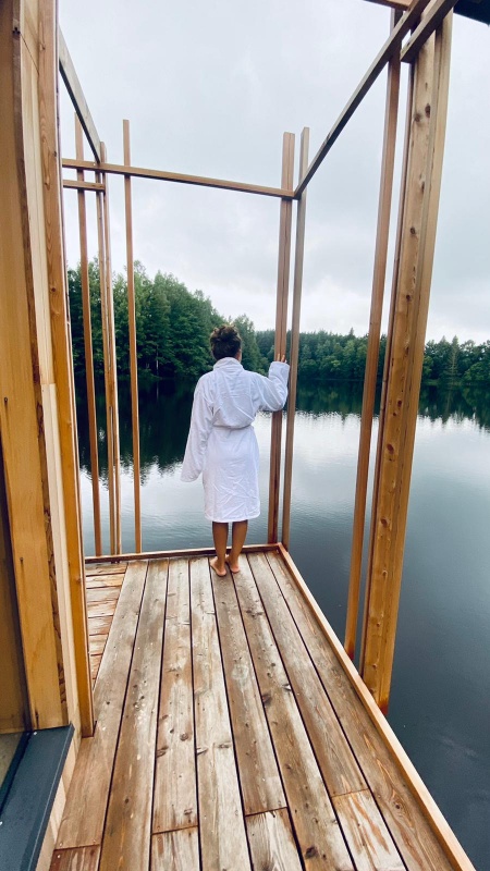 Výhled na rybník ze sauny, Hotel Kouty, Ledeč nad Sázavou, Česká Republika, CK GEOVITA
