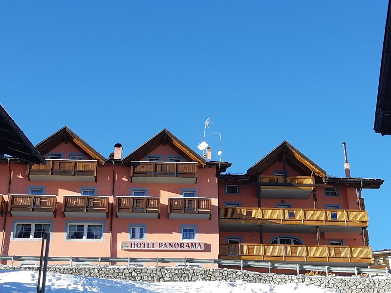 Panorama hotel, Passo Tonale, Val di Sole, Itálie