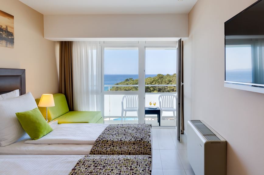 2lůžkový pokoj Premium s balkonem a výhledem na moře, Hotel Pinja, CK GEOVITA