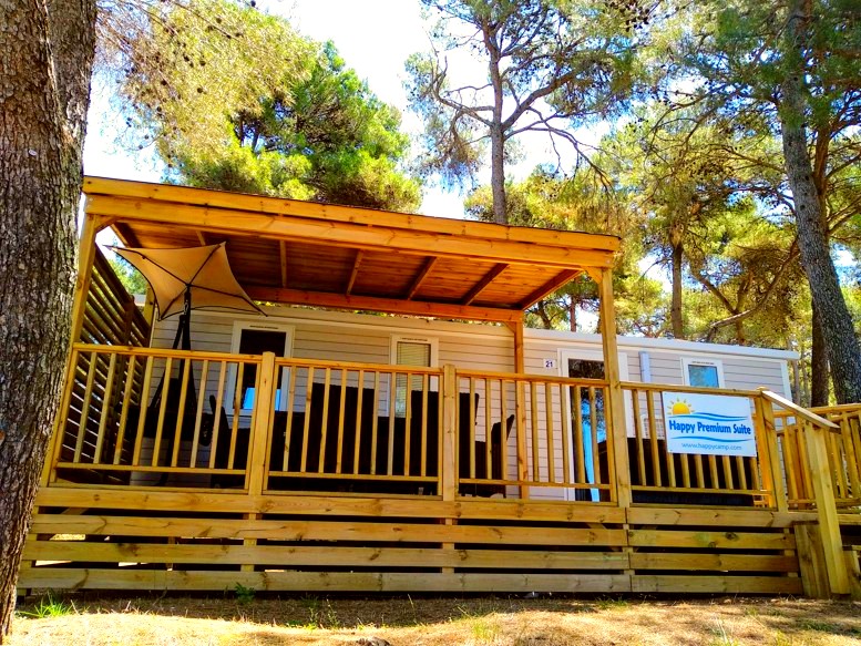 Mobilní dům HAPPY PREMIUM SUITE, Lanterna Premium Camping Resort, Istrie, Chorvatsko, Dovolená s CK Geovita