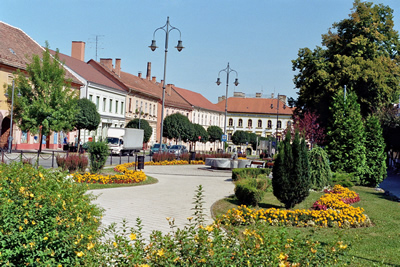 Szentgotthard centrum. Maďarsko. CK Geovita