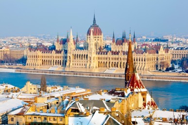 Parlament v Budapešti. Dovolená v Maďarsku s CK Geovita.