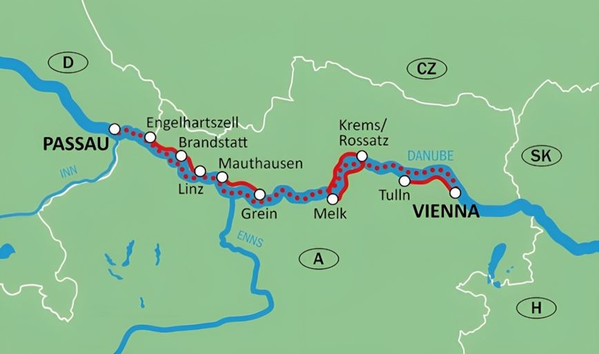 Plavba po Dunaji Passau - Vídeň - Passau, Dovolená s CK Geovita