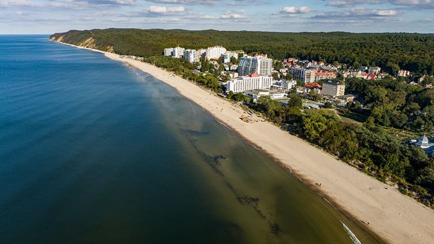 Miedzyzdroje, Baltské moře, Polsko