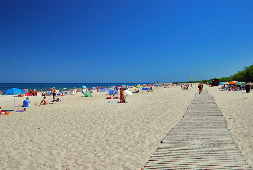 CK Geovita, Polsko, Baltské moře, Wladyslawowo - pláž