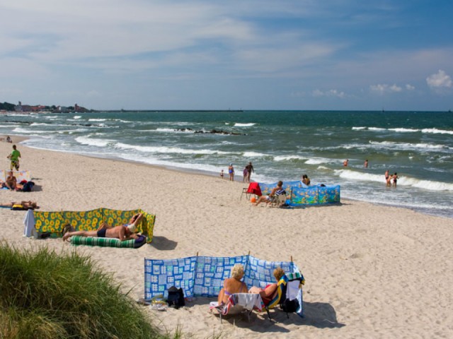 Darłowko, pláž, Baltské moře. Dovolená v Polsku s CK Geovita.
