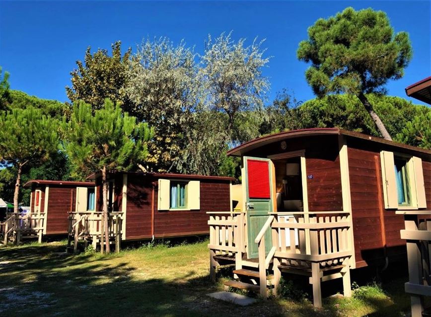 1ložnicový mobilní dům Glamping Lodge, Rivaverde Family Camping Village, CK Geovita