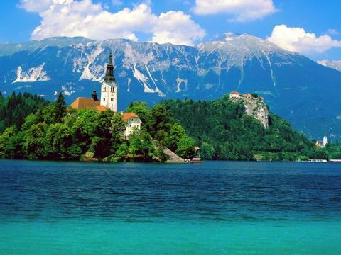 jezero Bled, Slovinské Alpy. Dovolená ve Slovinsku s CK Geovita. www.geovita.cz
