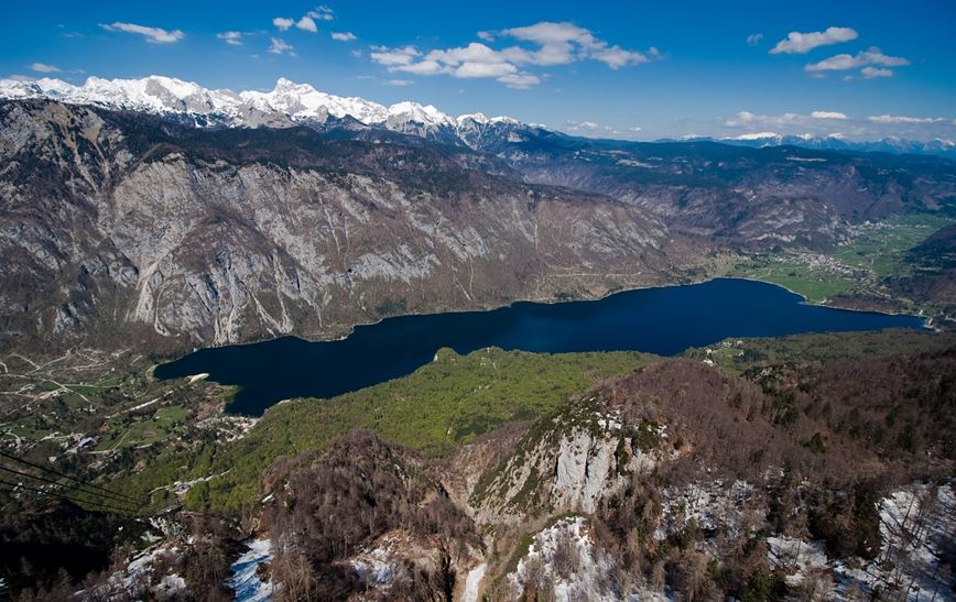 Jezero Bohinj, Triglavský národní park, Julské Alpy, Slovinsko, Dovolená s CK Geovita