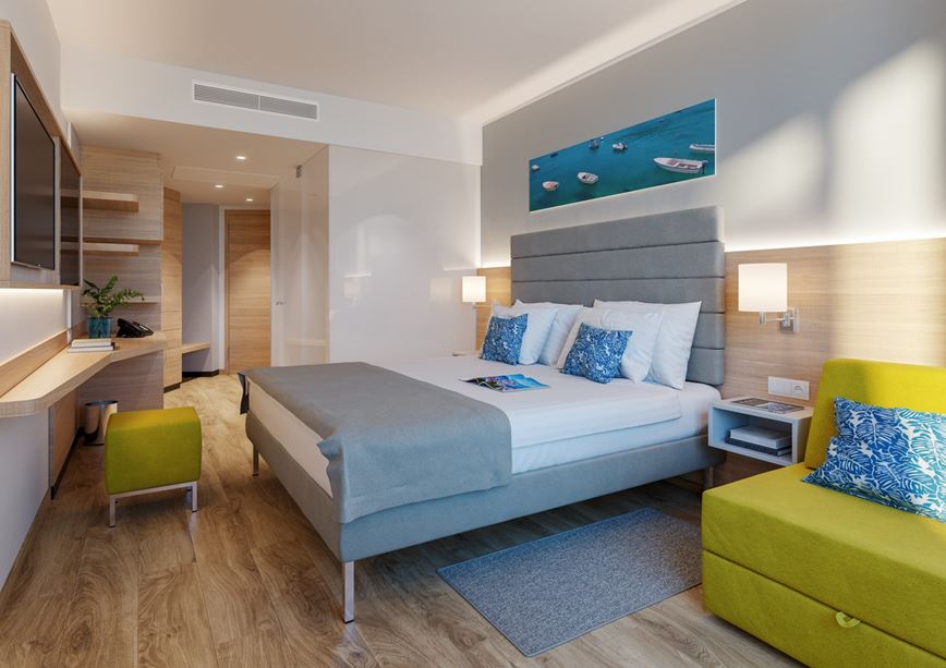 2lůžkový pokoj Premium s balkonem, Valamar Parentino Hotel, Poreč, Chorvatsko, CK GEOVITA