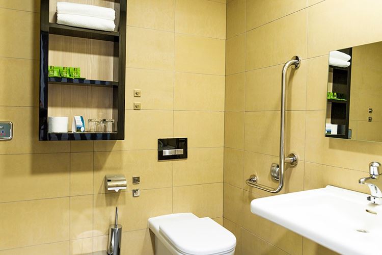 Koupelna, 1lůžkový pokoj STANDARD,Hotel Riverside, Vysoké Tatry - Poprad, Slovensko, CK GEOVITA