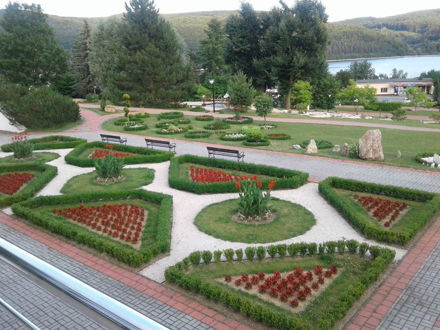 Lázeňská zahrada, Lázeňský dům Caritas I, Nimnica, Západní Slovensko, CK GEOVITA