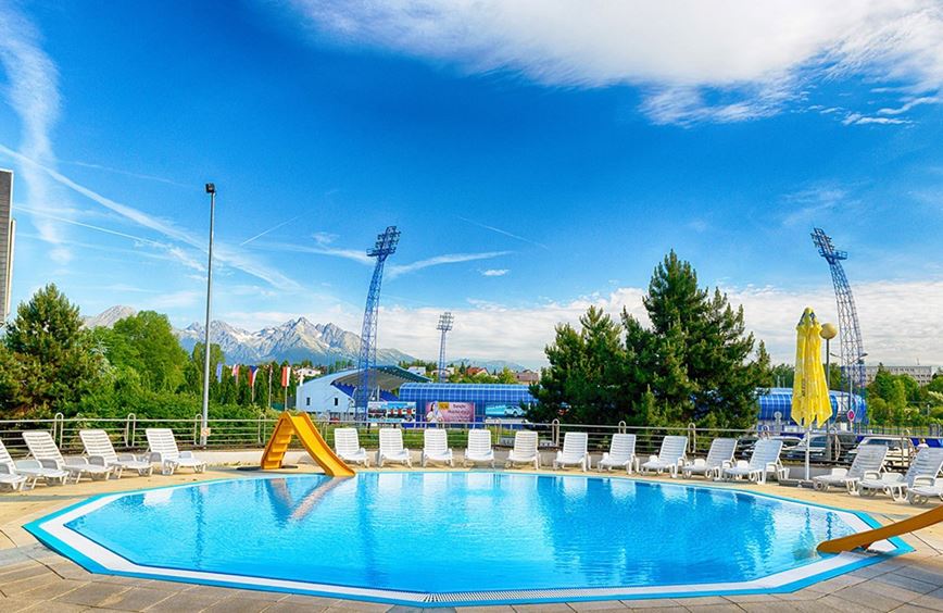 Venkovní dětský bazén, Hotel Riverside, Vysoké Tatry - Poprad, Slovensko, CK GEOVITA